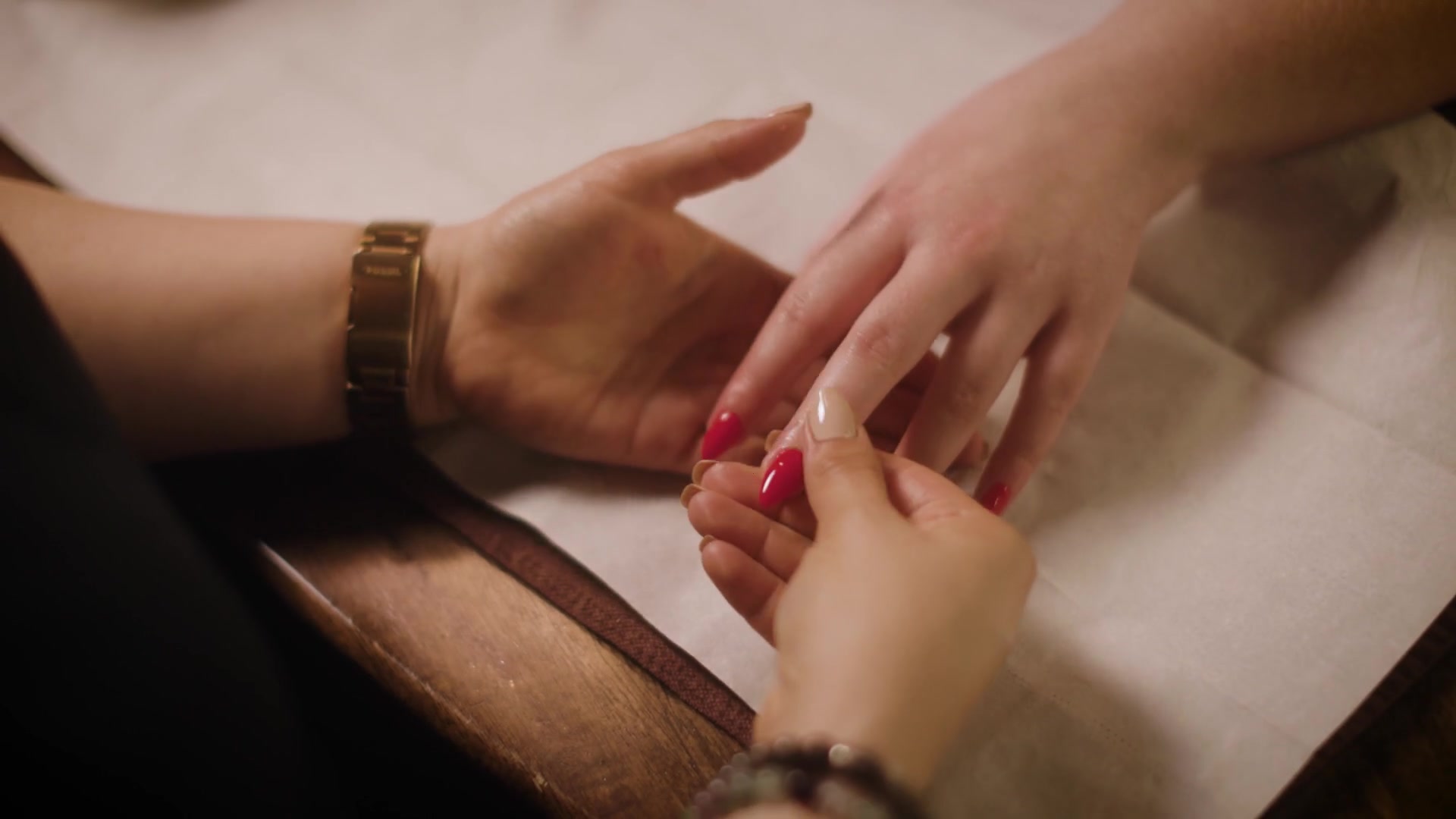 Hand treatment at Namaste Spa